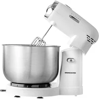 Batidora de Pie OVENTE 250W 3.3L 5 Velocidades con Cuenco Extraíble
