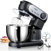 Batidora de Pie GEFT 5.7L 600W 6 Velocidades Cabezal Inclinable Color Negro