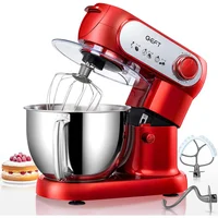 Batidora de Pie GEFT 6 Litros 600W 6 Velocidades con Cabezal Inclinable
