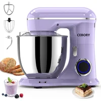Batidora de Pie CEBORY 6.2 Litros 660W 10 Velocidades 3 en 1