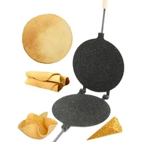 Máquina para hacer waffles y conos PetriStor 20 cm Antiadherente para estufa