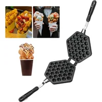 Máquina de Waffles MAOPINER Doble Cara Antiadhesivo