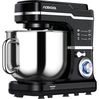 Batidora de Pedestal Acekool 660W 7L con 10 Velocidades y Cabezal Inclinable