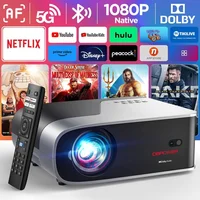 Proyector Inteligente DBPOWER 1080P Full HD con WiFi 6 Bluetooth y Aplicaciones Integradas