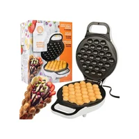 Waflera MasterChef 1000W Antiadherente para Gofres de Burbujas con Recetario
