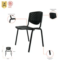 Silla interlocutora Negro Mundial De Sillas Risma