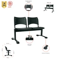 Tandem Smart Negro Sin Tapiz 2 Puestos