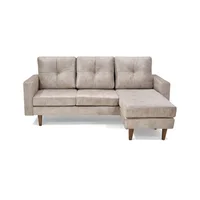 Sofa en L Intercambiable Beira 85X190X140 Beige