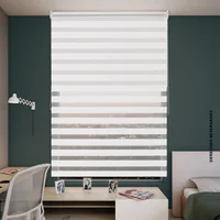 Cortina Enrollable 2En1 200X170Cm Blanco Cuarzo
