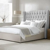 Cabecero Semidoble Druso de Piso 120X150 Blanco Ecocuero