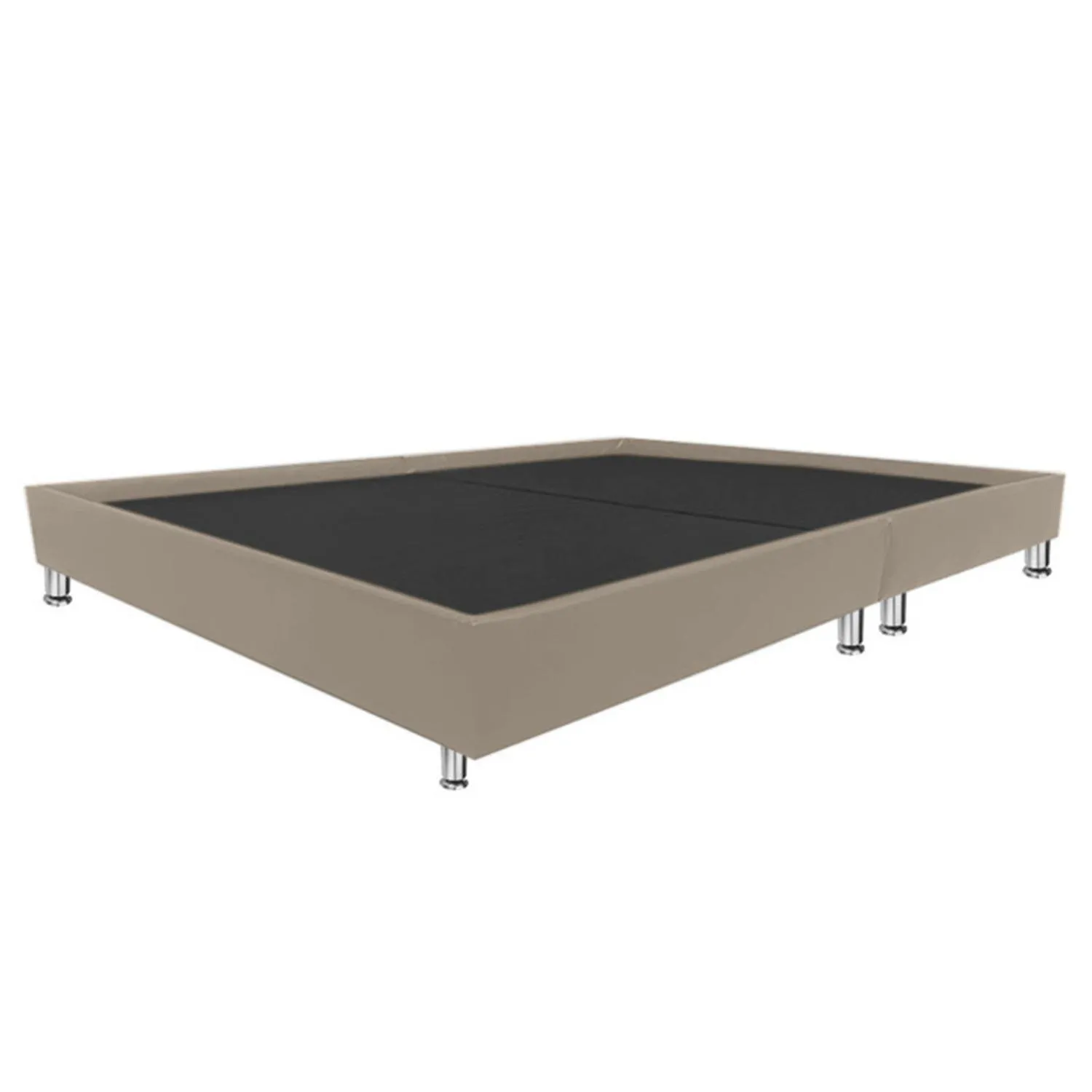 Combo Cama con Colchón Pillow King Luxury 200X200X140 Taupe ...