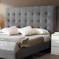 Combo Cama Con Colchón Pillow Queen Luxury 160X190X140 Gris Plata