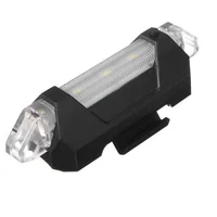 Luz Delantera Recargable Usb Led Bicicleta Blanco