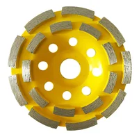 Disco Diamantado Copa Doble Carril Segmentado para Pulir 4-1/2 Pulgadas Uyustools