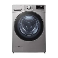 Lg Lavadora Carga Frontal - 22kg/48lbs - 6 Motion - Color Plata-wm22vv26r