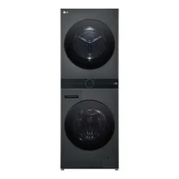 Lg Torre de Lavado y Secado Lg Eléctrica 14 Kilos Wk14bs6r Negro