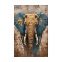Cuadro 70x100 Cm Blue Elephant