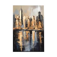 Cuadro 60x120 Cm City Dark