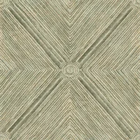 Papel de Colgadura Verde Figuras Geometricas 53cmx10mt
