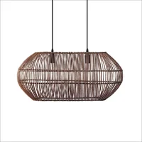 Lámpara Colgante Duo Fibra 2 Luces  E27 Producto Certificado