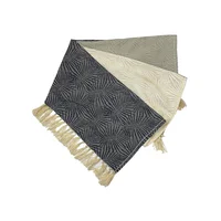 Manta Throw 125x150 Cm Plata-Beige-Azul