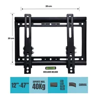 Soporte para Tv Fijo de 12" a 47" Peso Max 40 kg