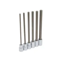 Juego de Copas Hexagonales Extra Largas 6 Piezas 3/8'' Métricas Urrea
