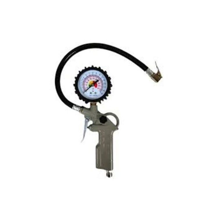 Pistola De Inflado Neumática ROOKS - Precisión 0.1 Bar, Manguera De 1.5 M, Para Coches, Motos Y Más