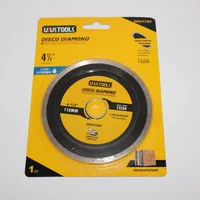 Set X2 Discos Diamantados Continuo Corte 4-1/2 Pulgadas Uyustools