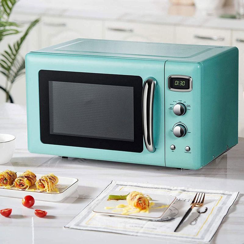 Microondas 3 En 1 MEDION Con Grill Y Aire Caliente, 23 Litros, 900W, 10 Programas Automáticos, Fácil Limpieza