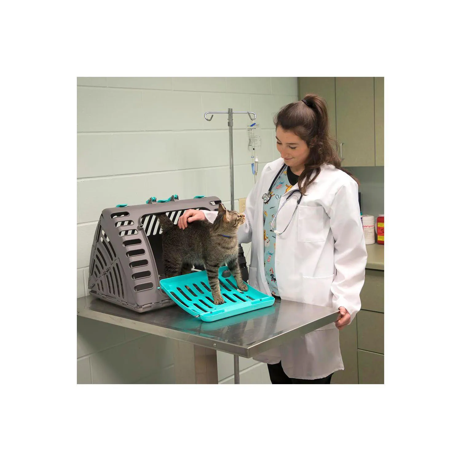 Guacal XL Plegable Para Mascotas SportPet Con Cama Impermeable Incluida 3