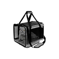 Guacal Plegable EXPAWLORER para Mascotas con Entrada Superior y Base Acolchada