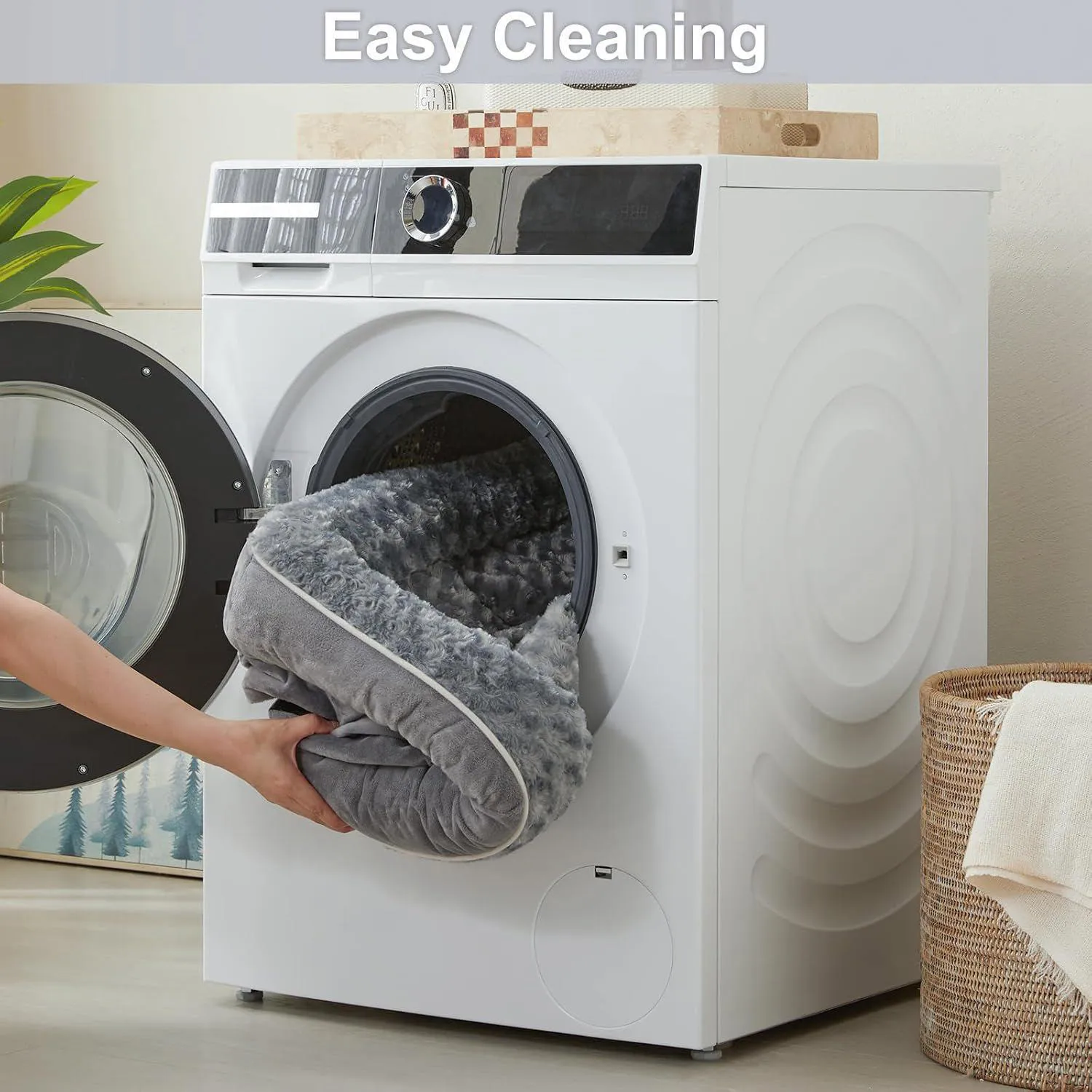 Cama Ortopédica Para Perros Medianos Con Sofá Antideslizante Y Funda Lavable 5
