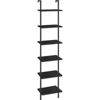 Estantería de Escalera de 6 Niveles en Madera y Metal para Espacios Reducidos