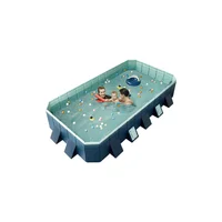 Piscina Plegable Nuwani de 400 cm Rectangular para Niños Adultos y Mascotas con Capacidad de 3.650 Litros