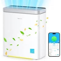 Purificador de Aire Inteligente GoveeLife HEPA 3 en 1 con Control Alexa