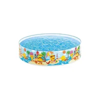 Piscina Redonda Intex de 122 cm x 25 cm con Diseño de Patitos para Niños
