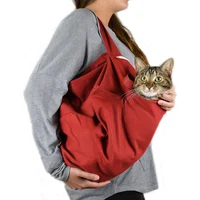 Guacal Tipo Bolsa Para Mascotas Con Aberturas Para Corte De Uñas Y Viajes