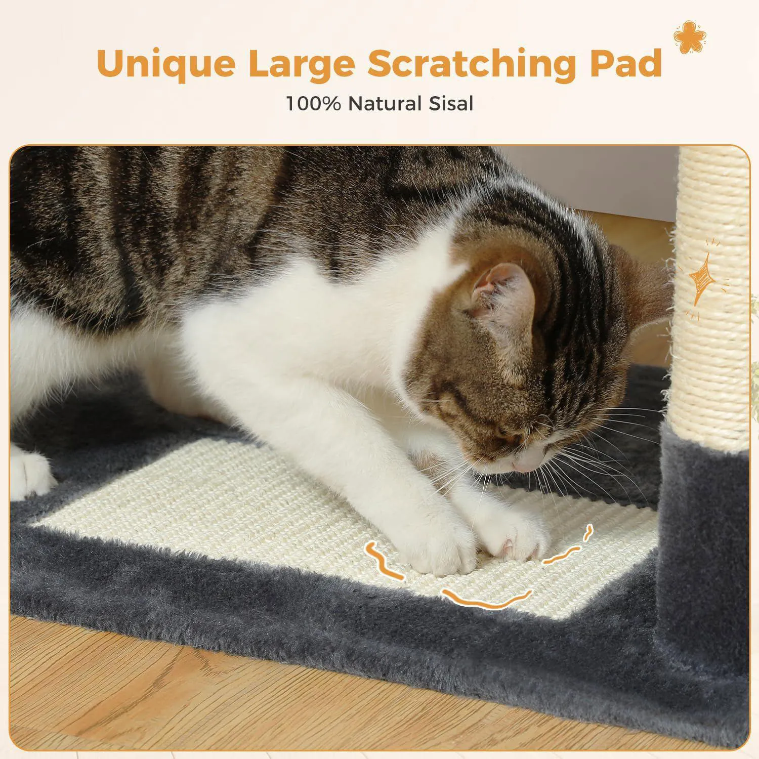 Gimnasio para Gatos PAWZ Road de 184 cm con Cama y Perchas 5