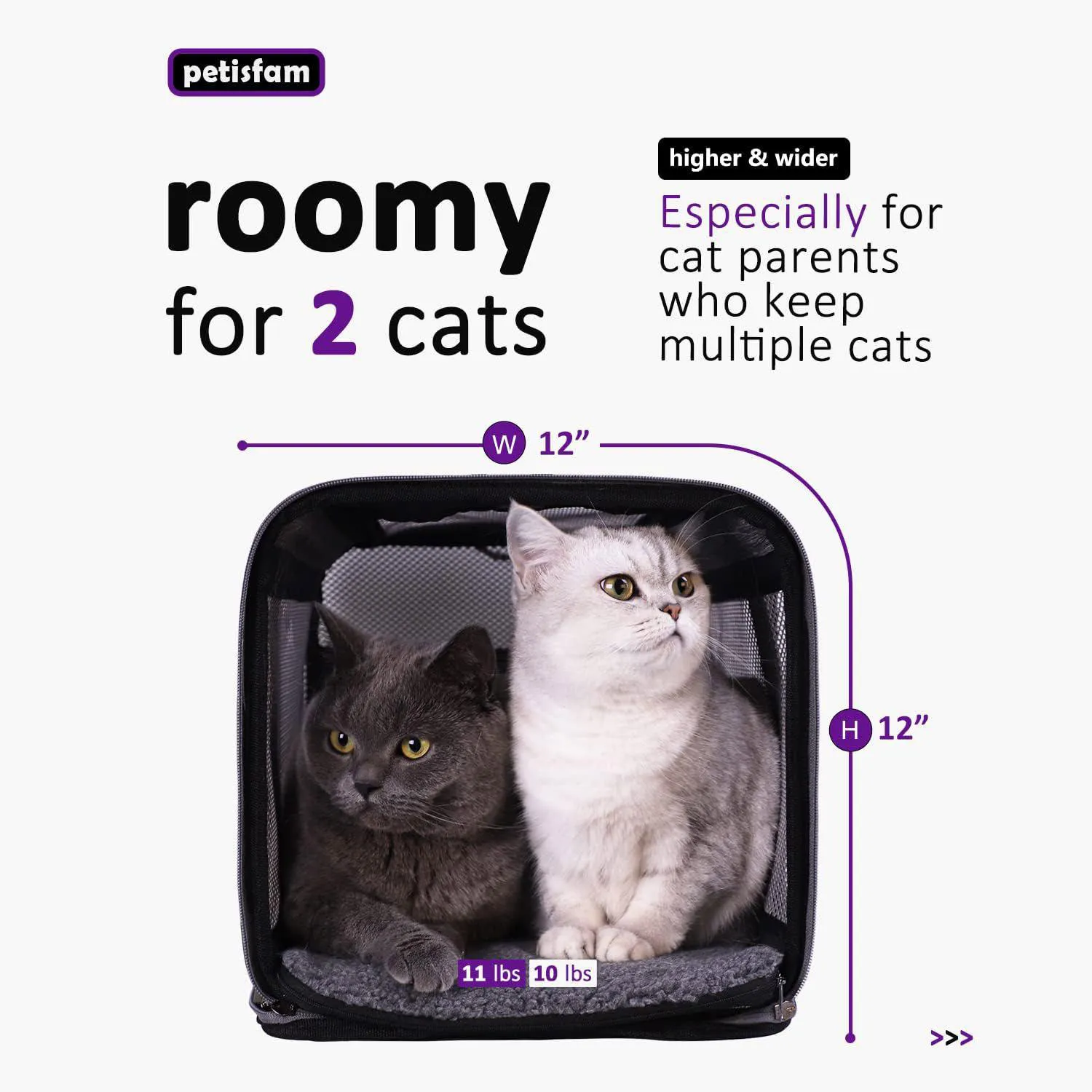 Guacal Suave para Gatos Grandes y Perros Pequeños con Entrada Superior 5