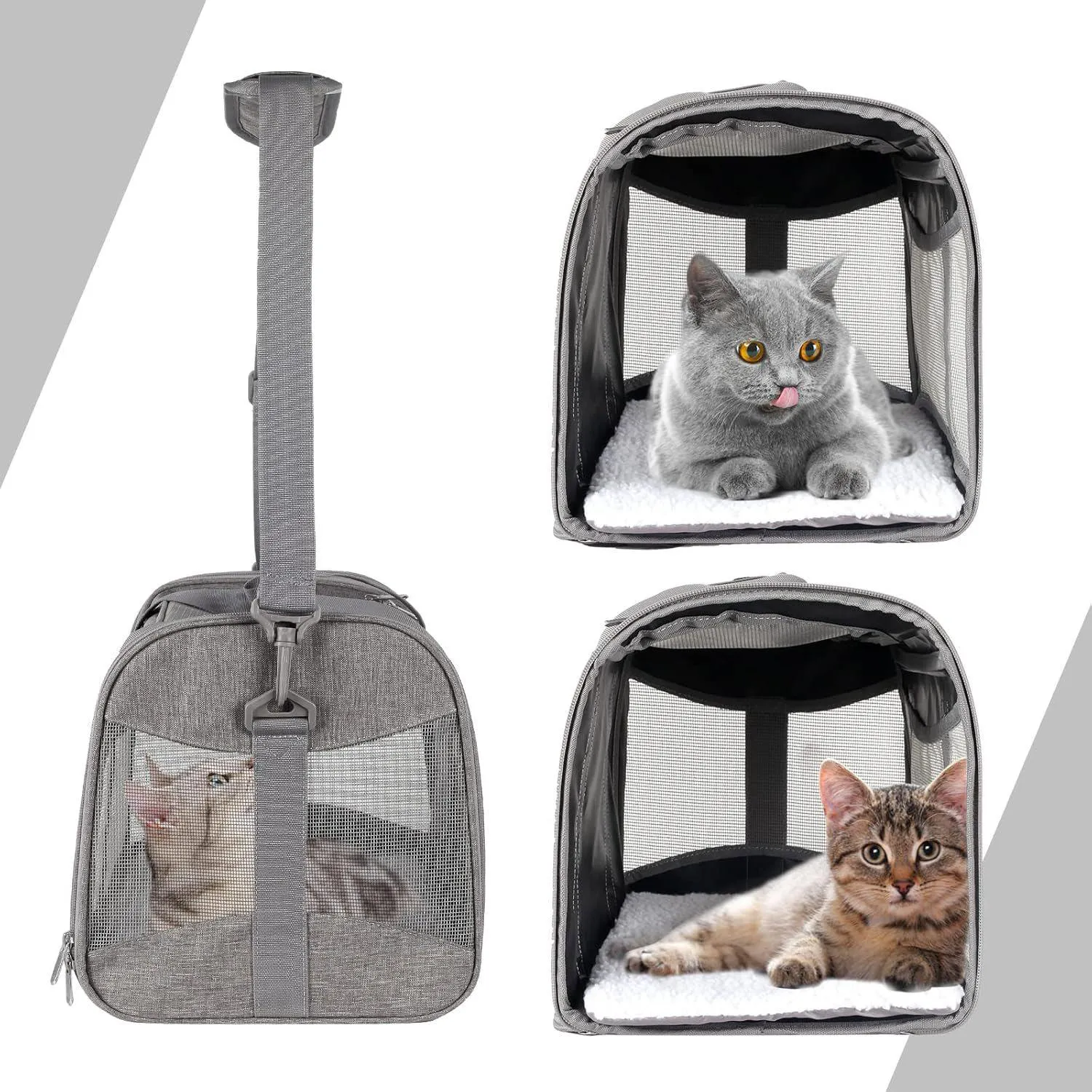 Guacal Top Tasta Portátil Para Mascotas Medianas Aprobado Por Aerolíneas 4