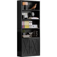 Estantería Industrial IRONCK de 6 Niveles con Puertas para Oficina y Hogar