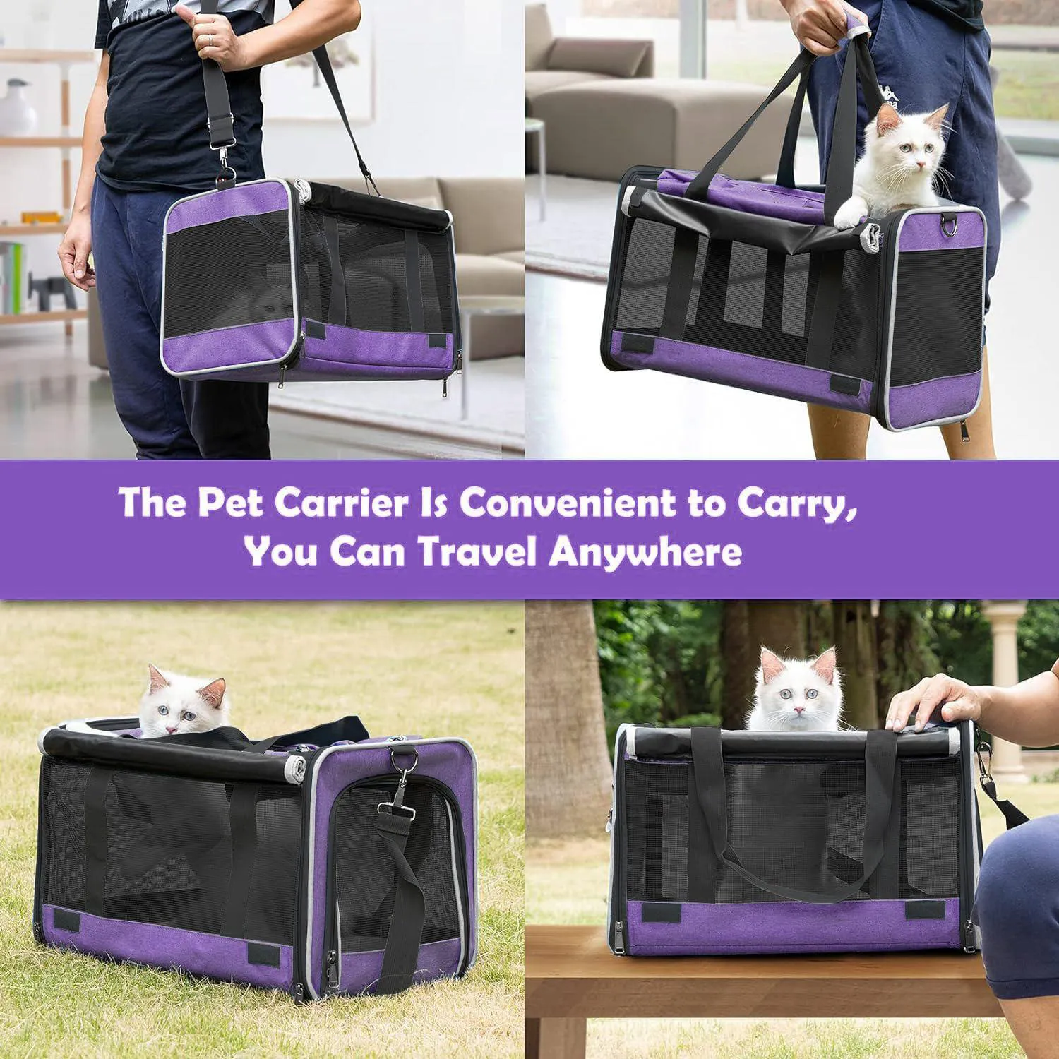 Guacal De Transporte Para Perros Y Gatos De Viaje