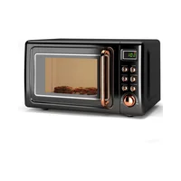 Microondas Retro SIMOE de 20 Litros 700 W con Bloqueo Infantil y 8 Modos de Cocción