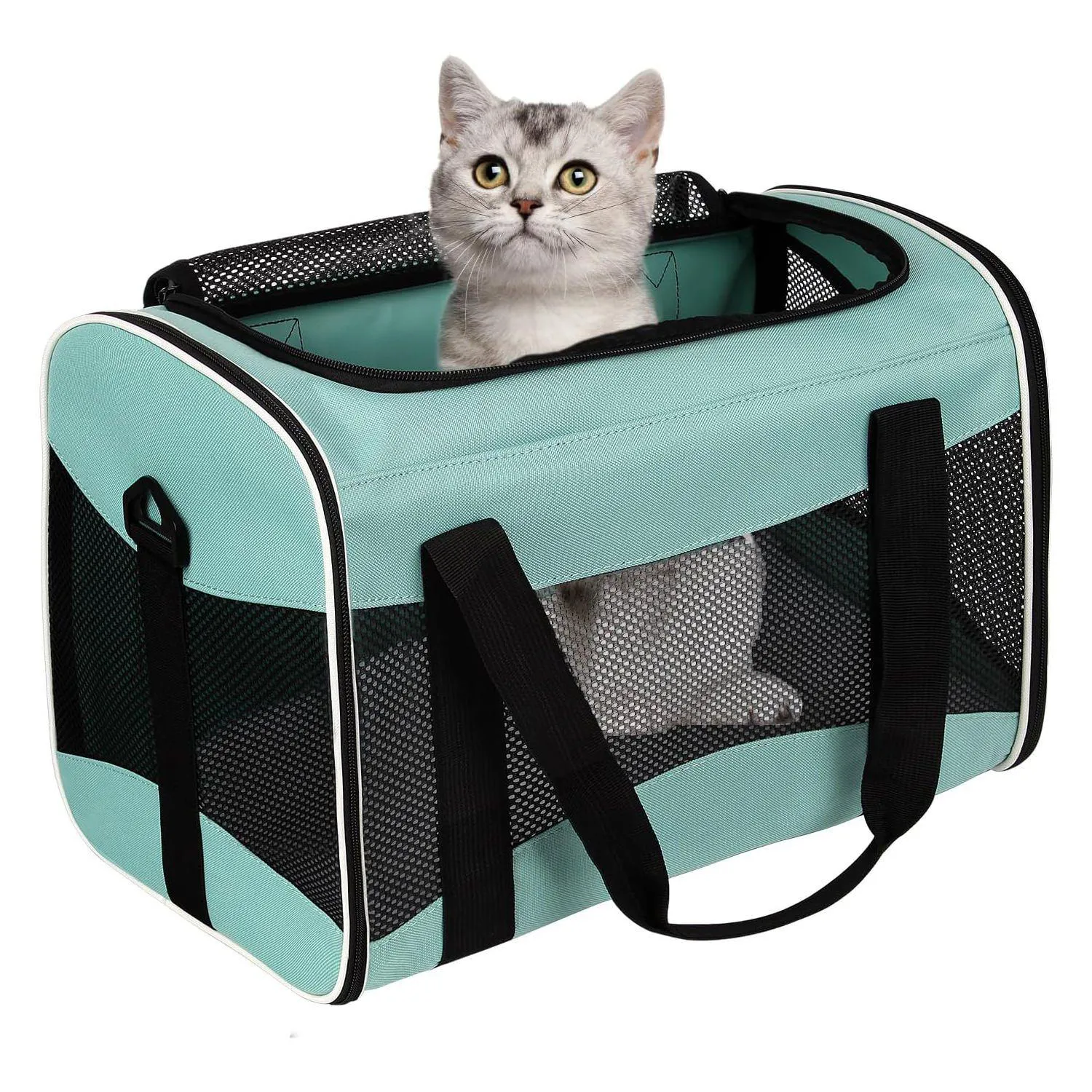 Guacal Suave para Mascotas Aprobado por Aerolíneas Portátil y Plegable