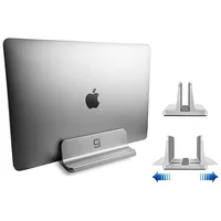 Godspin Soporte Vertical Ajustable GodSpin para Laptop Base de Aluminio Resistente y Compacta
