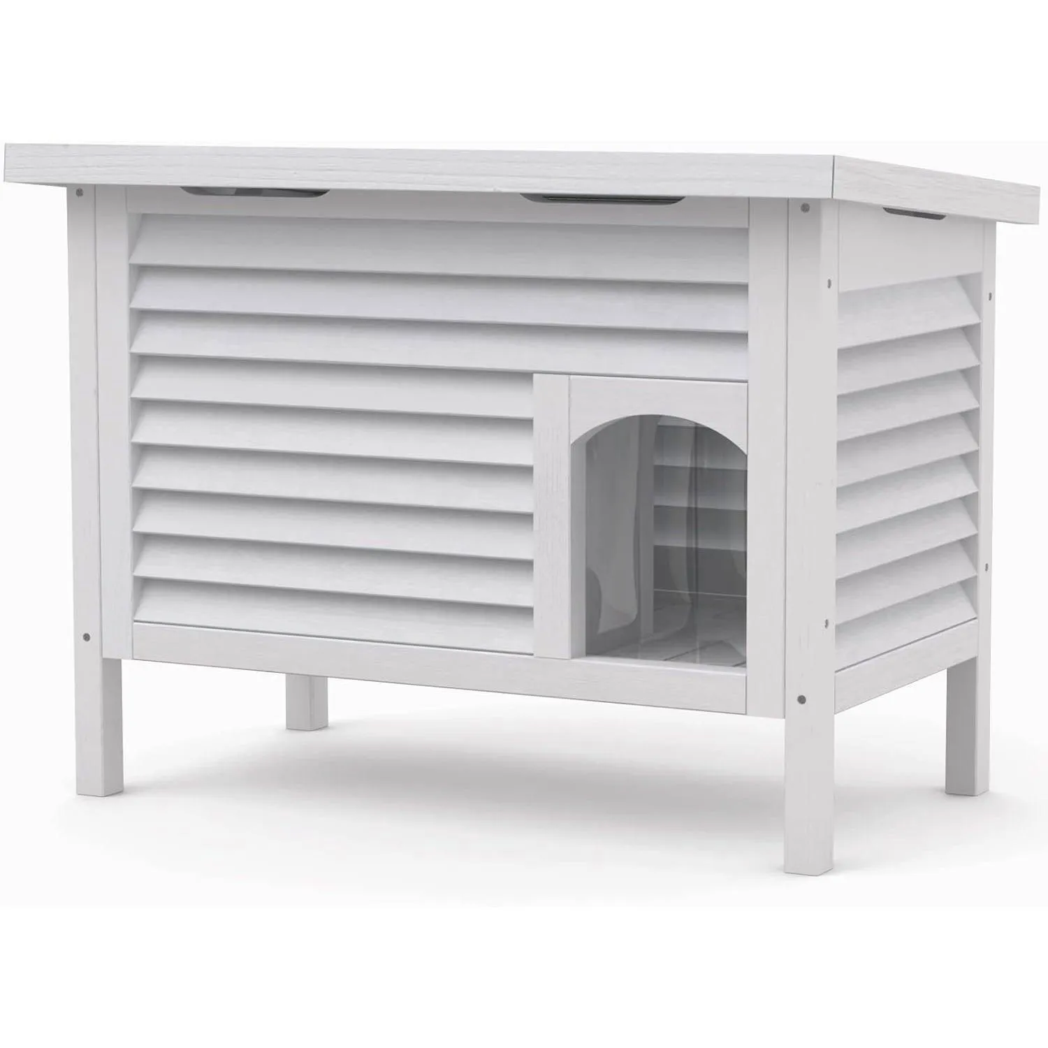 Refugio GDLF para Gatos Exteriores con Ventilación para Climas Cálidos 5