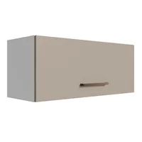 Gabinete Superior de Almacenamiento para Garaje Multiuso 80 cm Blanco/crema