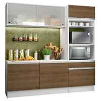 Cocina Integral Topazio Pop 1.80 M Blanco/Marrón