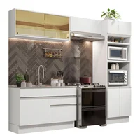Cocina Integral Glamy 2.70 M Blanco 12